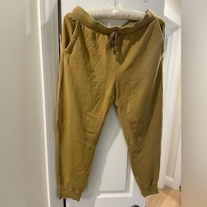 Tan Frame joggers